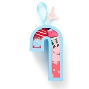 Women's Candy Cane Giftable Christmas, 3-Pack, Thong Panties